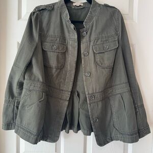 LOFT Utility Jacket in Army Green
